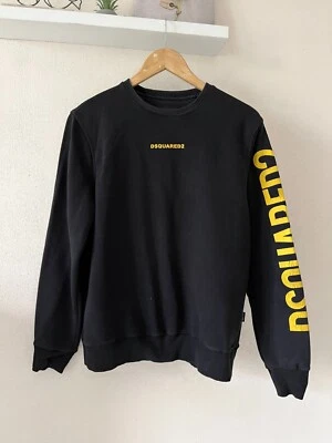 Dsquared2 (made in Italy) Big Logo Crew Neck  Sweater   - Dark Blue - sz M - Image 1 of 4
