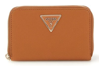 GUESS monedero Laurel II SLG Medium Zip Around Wallet Cognac - Imagen 1 de 3