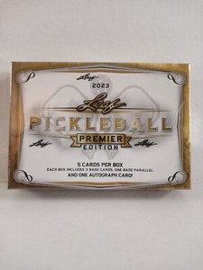 2023 Leaf Pickleball Premier Match Point Edition Box Website Exclusive SEALED