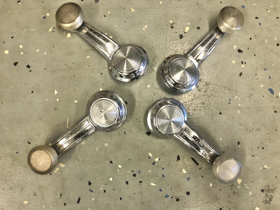 1971-1976 Chevrolet Impala Caprice manivelas de janela Donk 72 Chevy 73 75 conjunto de 4 74 - Imagem 1 de 4