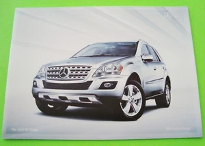 Mercedes Benz M-KLASSE SPORT UTE 18-pg KATALOG Prospekt ML550 Farben 2010 NEUWERTIG - Bild 1 von 9
