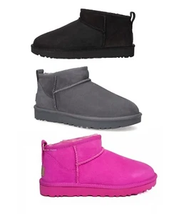 NEW 100% Authentic UGG Classic Ultra Mini Women's Winter Ankle Boots Shoes - Picture 1 of 26