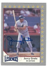 Autographed JERRY GROTE Senior League 1990 Pacific card # w/COA