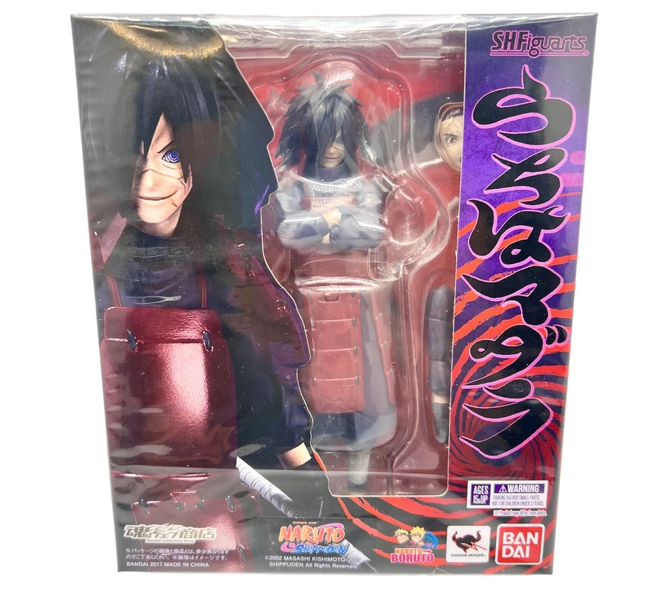 Figura de acción SH Figuarts Madara Uchiha Naruto Bandai Tamashii 2017 como nueva Foto 1 de 4