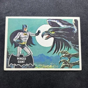 1966 Topps Batman Black Bat Card # 52 WINGED GIANT - Picture 1 of 2
