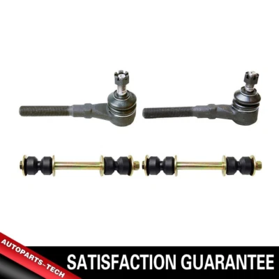 Juego de (4) eslabones de barra estabilizadora Tierod de extremo de barra estabilizadora para Ford Expedition 1998-2002 Foto 1 de 4