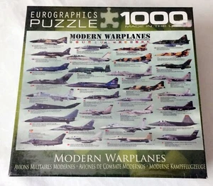 Eurographics 1000-Piece Puzzle MODERN WARPLANES 19 1/4 x 26 5/8 NEW SEALED - Picture 1 of 4