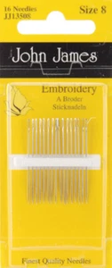 Colonial Needle JJ135-08 Embroidery Hand Needles-Size 8 16/Pkg (12Pk) - Picture 1 of 1