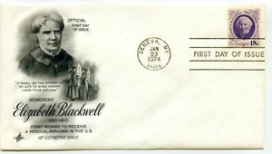 1399  18c Elizabeth Blackwell, ArtCraft FDC - Picture 1 of 1