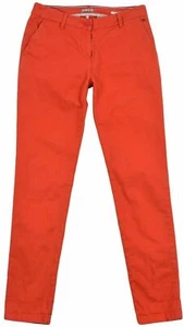 Napapijri Pantaloni Donna Slim Fit Chino Rosso Taglia UK-8 Pantaloni Elastici... - Foto 1 di 11