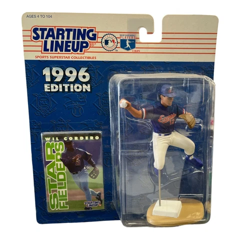 1996 Starting Lineup Wil Cordero Montreal Expos SLU Kenner Sports Figure Cover