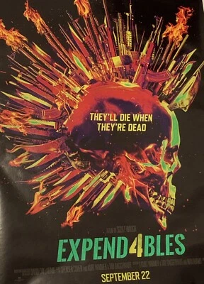 Expandables 4 27x40 Official Poster Sylvester Stallone Jason Statham 50 Cent Fox - Image 1 of 4