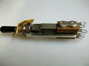 SWITCHCRAFT 3 POSITION SCHWARZ GRIFFHEBELSCHALTER 68-2693 - Bild 1 von 4