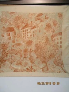 Vtg Robinson & Golluber SITUSSA Acetate Nylon Italy Women's Scarf 26" x  26" - Picture 1 of 1