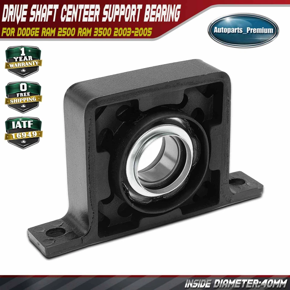 Cojinete de soporte central del eje de transmisión de 40 mm para Dodge Ram 2500 3500 2003 2004 2005 Foto 1 de 4