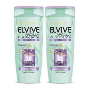 L'Oréal Paris Elvive Arcilla Purificante Shampoo, 13.5oz (400ml) (Pack of 2) - Picture 1 of 3