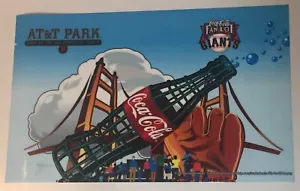 AT&T Park - 2000 Coca Cola Coke Fan Lot San Francisco Giants Plastic Sign Poster - Picture 1 of 5