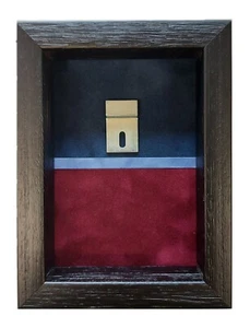 Estuche de la Real Fuerza Aérea para 2 medallas. Marco negro - Imagen 1 de 5