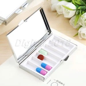 7 Day Tablet Pill Box Holder Weekly Medicine Storage Organizer Container Case - Picture 1 of 12