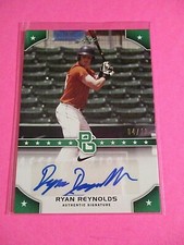 2015 Leaf Perfect Game National Showcase Autograph GREEN #/10 Ryan Reynolds CUBS