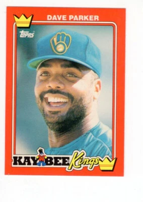 1990 Topps Kay Bee Kings Dave Parker (HOF) #22 Brewers Free Shipping - Image 1 of 2
