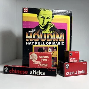 Vintage Magic Lot | Royale Magic | Great Houdini 1973-1987 | Trick Cards | Hat | - Picture 1 of 3