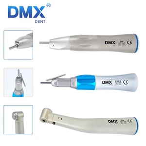 DMXDENT Dental 1:1 Fiber Optic LED Contra Angle / Surgical Straight Handpiece - Picture 1 of 7
