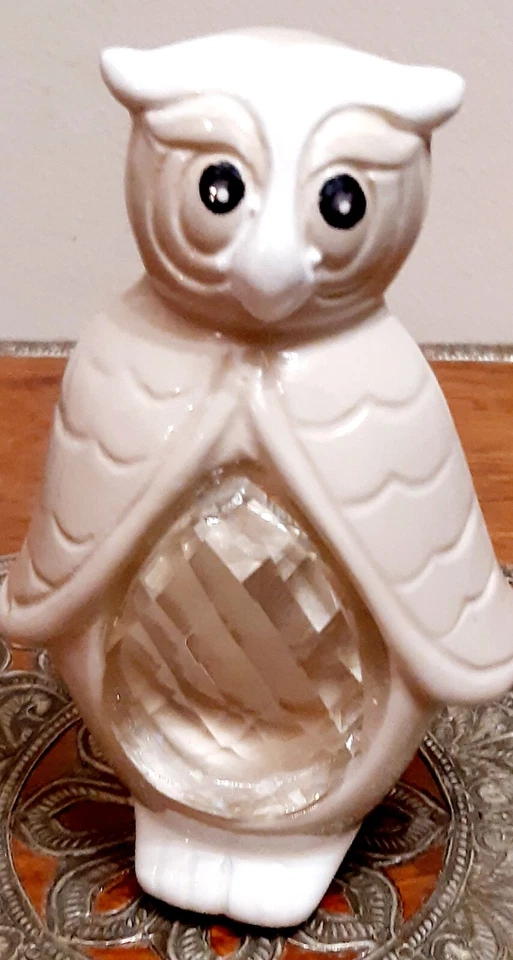 Deliziosa Statuina Gufo Ceramica Made In Italy - Immagine 1 di 4