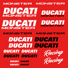 Ducati Monster adesivi 821 696 1200 796 1100 casco motociclo decalcomania decal 