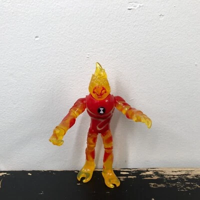 Ben 10 Action Figures Heatblast Toy Figurine Bandai Collectible Lights Up Works. - Image 1 of 4