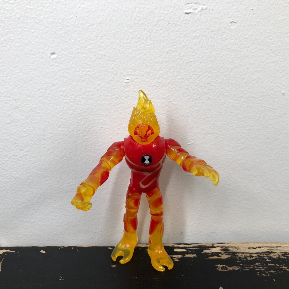 Figuras de acción Ben 10 Heatblast juguete estatuilla Bandai coleccionable se ilumina funciona. Foto 1 de 4