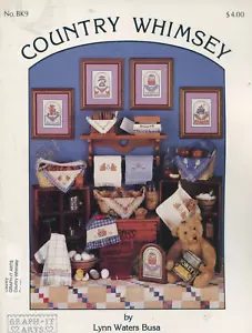Country Whimsey Cross Stitch Pattern Booklet Graph-it Arts Lynn Waters Busa - Picture 1 of 1