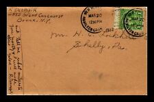 US POSTAL CARD NEW YORK NEW YORK HAMILTON ORANGE STATION 1933