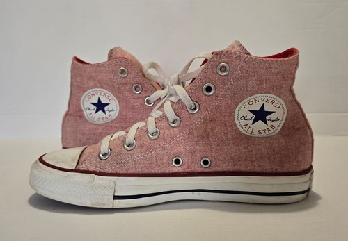 Scarpe da ginnastica Converse Chuck Taylor All Star alte in lana erica taglia UK 5