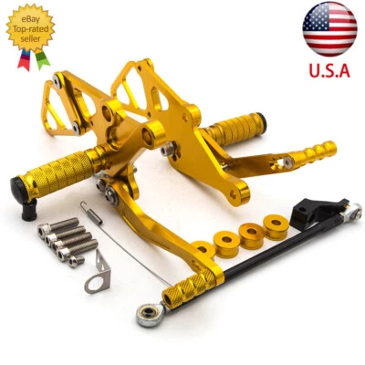 Juego de estriberas traseras CNC para Yamaha MT07 FZ07 2013-2022 XSR700 2015-2018 Foto 1 de 4