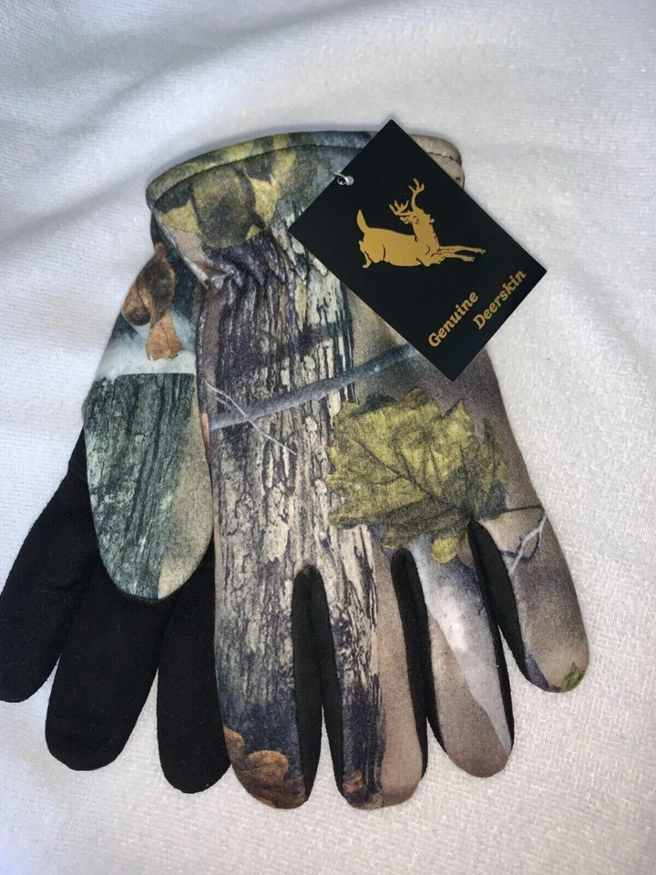 Heatlok Piel de Ciervo Cuero Camuflaje Invierno Guantes Talla Extra Grande, 100GR Heatlok Foto 1 de 1