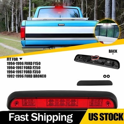 Blanco/Rojo Para Ford F150 F250 F350 1994-1997 Tercera Luz Trasera LED Lámpara de Freno Foto 1 de 4