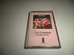 BAD COMPANY - Straight Shooter - Cassette Tape Album *Pink Island Paper Labels* - Bild 1 von 2