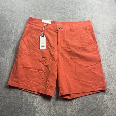 Southern Tide Men's Size 34 T3 Gulf 9" Performance Golf Shorts Heather Mango NWT - Image 1 of 4