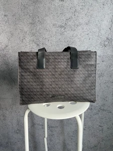 Coccinelle Shoulder Bag Women’s Monogram Gray Made In Italy Luxury - Picture 1 of 24