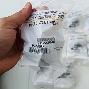 OEM Whirlpool Range Surface Burner Knob W11222048 BLACK Sealed (10 Available) - Picture 1 of 4