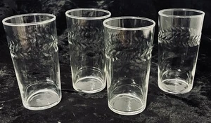 Lot 4 - FEDERAL Glass FEG69 5-1/8" Flat Tumblers w/ Polished Cut Laurel Band - Picture 1 of 7