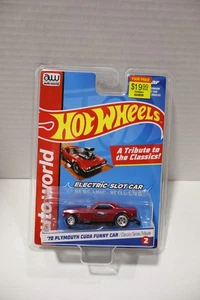 Auto World AW Hot Wheels ‘70 PLYMOUTH CUDA FUNNY CAR Treasure Hunt #2 Slot Car - Picture 1 of 2