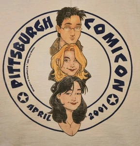 Camiseta De Colección 2001 Pittsburgh Comicon Talla XL Terry Moore Strangers in Paradise - Imagen 1 de 10
