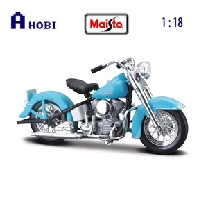 Maisto 1:18 Scale 1953 FL Hydra Glide Model Motorcycle Diecast Collectible - Picture 1 of 2