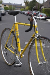 1972 Cinelli Speciale Corsa 55cm Vintage Original Cupertino Bike Shop yellow - Picture 1 of 21
