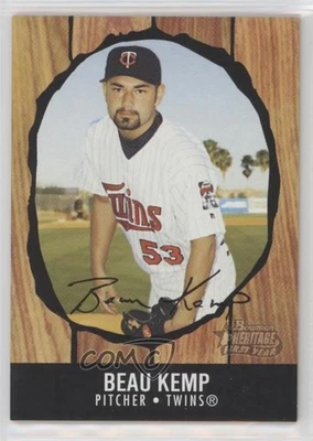 2003 Bowman Heritage Black Facsimile Signature Beau Kemp #214 Rookie RC - Image 1 of 2