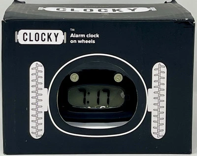 Clocky Alarm Clock on Wheels Run Away Alarm Clock NEW - Image 1 of 4