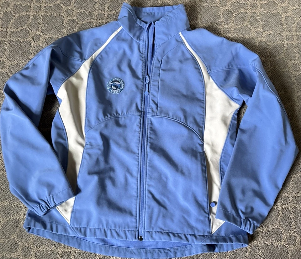 Chaqueta para mujer Black Diamond XL azul caparazón blando Mount Washington Resort logotipo NH Foto 1 de 4