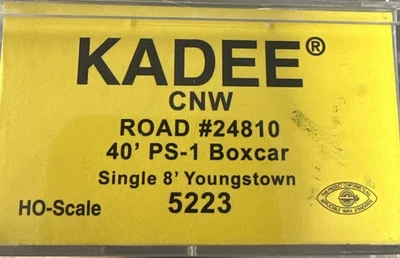 Kadee Cars HO RTR #5223 40’ PS-1 Boxcar CNW NIB - Image 1 of 3